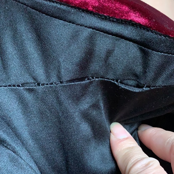 Topshop x Halpern Velvet Twist Dress US12 - Picture 10 of 11